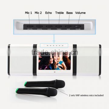 Android Touch Screen 10.1 Inch Portable Karaoke Speaker Player