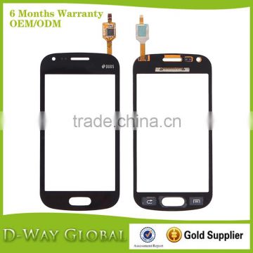 Wholesale Price phone parts Touch Screen Digitizer For Samsung Galaxy Ace 2X S7560 S Duos S7562 Panel Front Glass lens