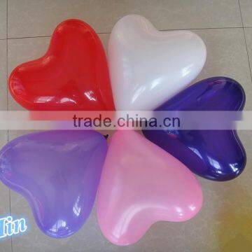 Hot sell heart balloon for party decorations/latex heart shaped balloons