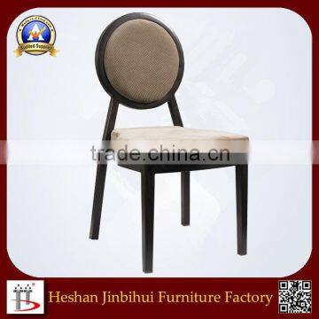 Stackable Round Back Wood Imitation dining Chair