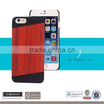  Factory OEM Custom Case for iPhone, Rosewood Red Phone Cover for I Phone 6, Protector for Wood iPhone 6s Case