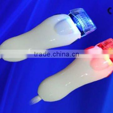 2011 photon therapy micro needle derma beauty roller with different colour LED lights