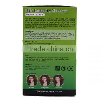Imported Hair Dye Color Shampoo /black Hair Colour photo-6