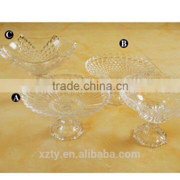 various styles elegant tall glass fruit keepers