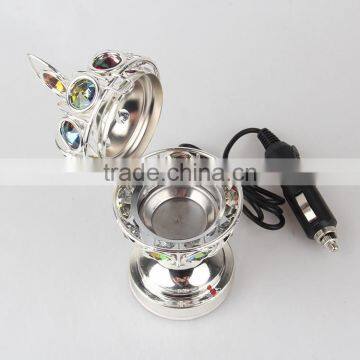 Wholesale Golden Electric Incense Burner Apple Shape Censer Use in Car