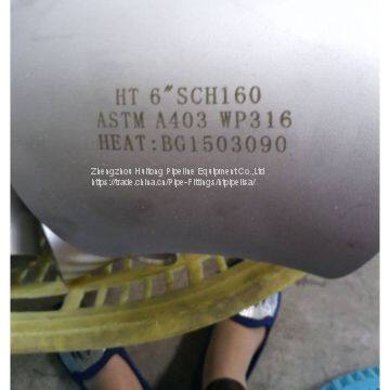 ASTM A403 316 45° elbow