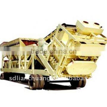 Mobile and portable concrete batching plant for different project site
