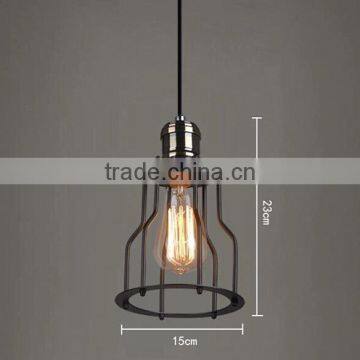 Industrial Loft Style Black Iron Electric Vintage Pendant Light With 6-12 Bulbs photo-2