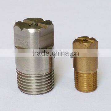 Stainless steel brass full cone square spray jet nozzle