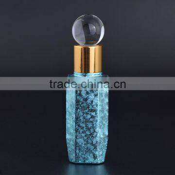 Unique Shaped 10ml UV Gel Colored Essential Oil Bottles Empty Glass Attar Bottles With Glass Stick Cap photo-4