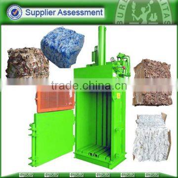 Semi-automatic plastic bottle press baler