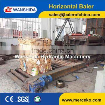 China manufacturer Recycled PET bottle and cardboard in bales machine