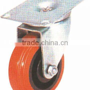 Caster wheel SC0403 for platform hand truck,rubber caster