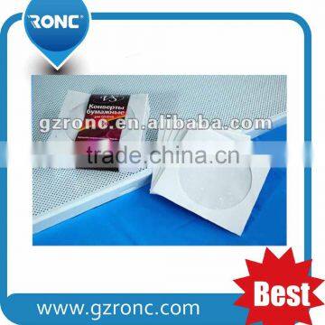White cd Dvd Paper Sleeve With Transparent Window photo-6