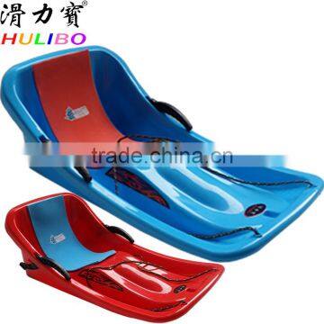 Plastic Snow Sled With Backrest