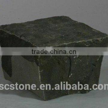 Natural black basalt cobble for sale