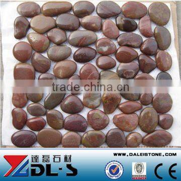 Super Red Pebble Tile For Bathroom Floor Tile