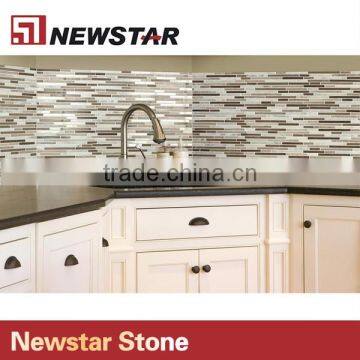 Newstar Fashion Beautiful Glass Mosaic Tile Cannada For Kitchen Mosaic photo-3