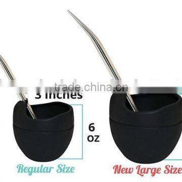 Argentina Silicone Mate Gourd Yerba Tea Cup With Bombilla/Straw photo-5