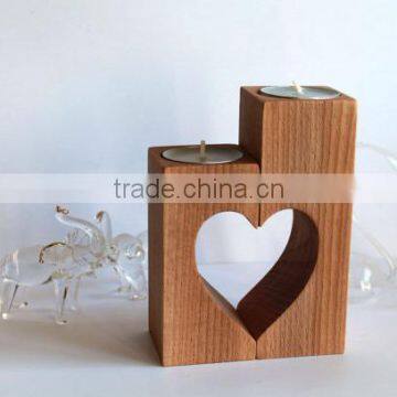 Wooden Candle Holders