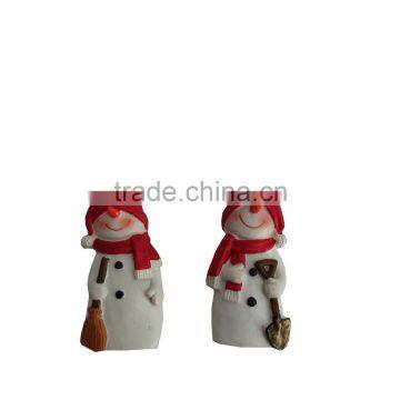 2014 New Handmade Resin Christmas Snowmen for Sale photo-5