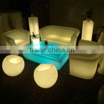 led bar sofa with fashion style/hot sale light bar set living room sofa