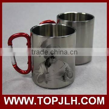 Custom Logo Printed Sports Camping Carabiner Mug for Sublimation photo-5