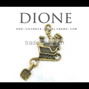 Hot sale stamped metal charms for jewelry making