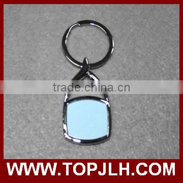 Promotion gifts chromium metal keychain keyring for sublimation