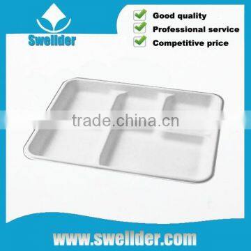 OEM blister recyclable divided plate without lid