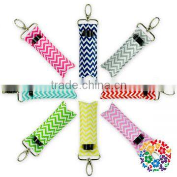 DIY Chevron Custom Key Holder, Lip Balm Holder, Keychain Chapstick Holder photo-6