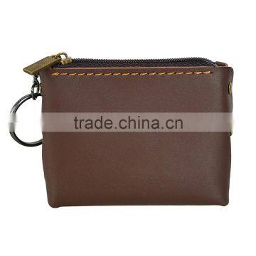Full Grain Leather Wallet Men Coin Purse From Italy With Card Holder photo-2