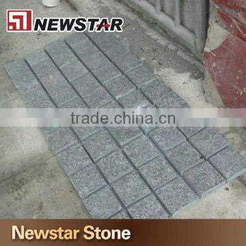 Cobblestone Black Paving Stone Black Basalt Pavers photo-2