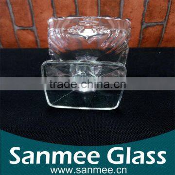 Square Shape Glass Ice Cream Cup for Wholesale photo-2