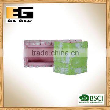 Small Wooden House Flower Pot and Garden Planter photo-3