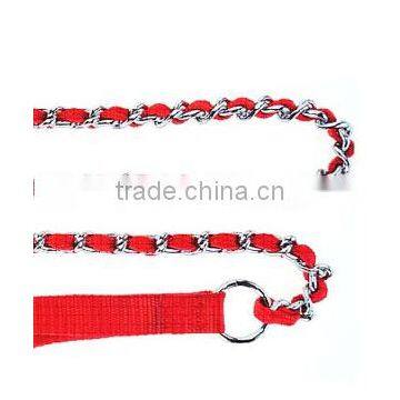 Nylon Wrist Loop Dog Chain With Handle , Wholesale Strong Durable Fashion Dog Leash Choke Chains With Braided photo-4