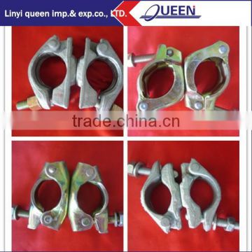 Galvanized quick delivery coupler Scaffold accessories/scaffolding double coupler, manufacturer , high performance clamp