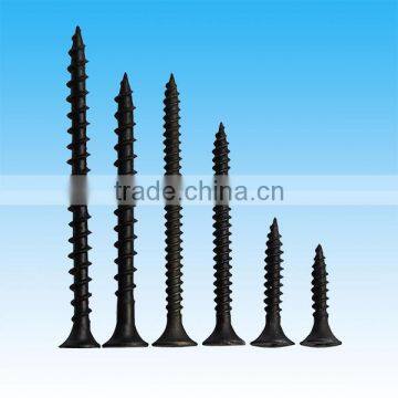 Black drywall screw, gypsum board drywall screw with factory price