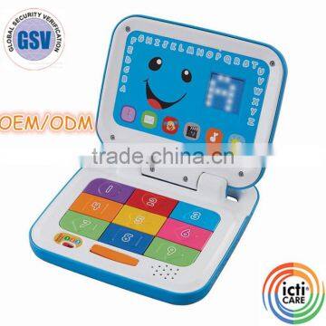 2015 Hot New Laptop Computer Toy for Kids Educatioanl Learning Machine for Baby Icti Verified Manufacturer From Dongguan City photo-3