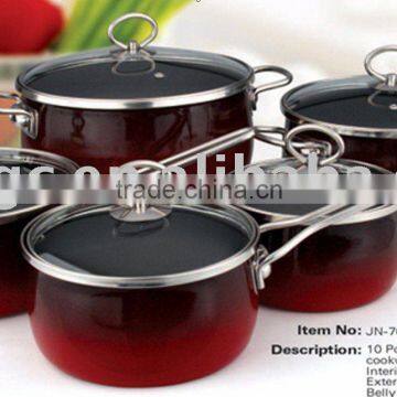 Enamelled Carbon Steel Cookware Set