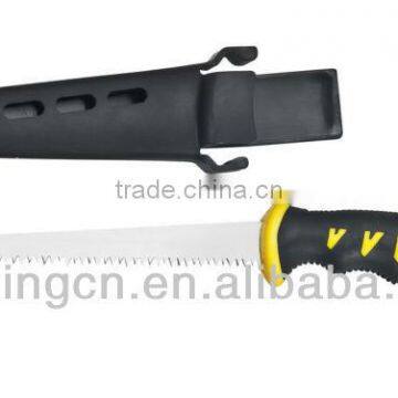 sliding pruning saw with plastic sheath