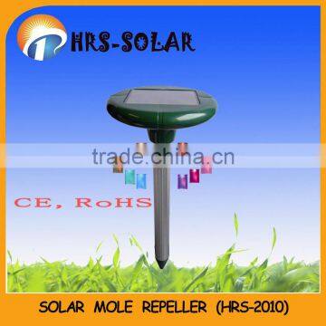 Commercial 1 Pack Solar Sonic Mole Gopher Vole Rodent Pest Repellent Molemover MoleChaser mouse repeller