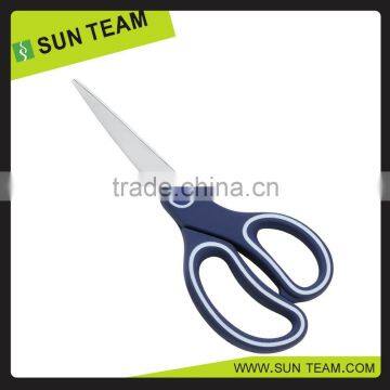 SC214A 7" stainless steel paper cutting scissors in soft grip handle