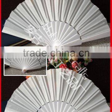 Colorful plastic wedding fan