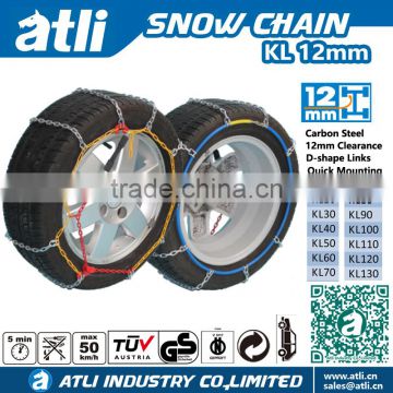 ATLI KL12mm ladder pattern Quick Mounting car tire chains