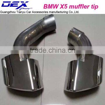 racing muffler tip PP rear diffuser for B~MW X5