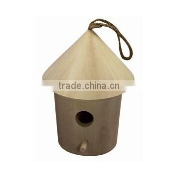 Hanging Wooden Bird Cage, Wooden Bird House