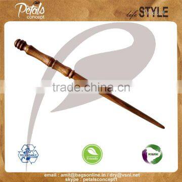 2017 eco-friendly hi-quality palm wood handcrafted wooden wands