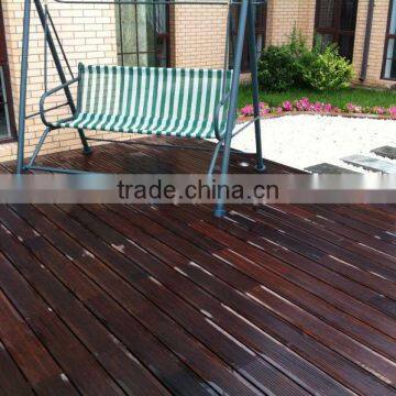 Outdoor Strand Woven Bamboo Decking With 20mm Thickness Dark Chocolate Color -KE-OS0823