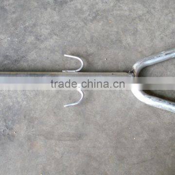 Factory Sale High Quality Steel Ground Screw Fork Anchor for Greenhouse Building photo-2